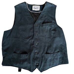 Vintage 90s Converse One Star Pinstripe Vest 🖤 Grunge XL
